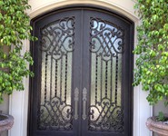 Custom Entrance Door 18 - by Isaac's Ironworks 818-982-1955