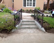 Exterior Railing 08 - by Isaac's Ironworks 818-982-1955