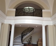 Interior Railing 08 - by Isaac's Ironworks 818-982-1955