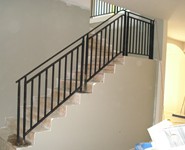 Interior Railing 42 - by Isaac's Ironworks 818-982-1955