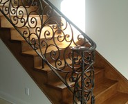 Interior Railing 44 - by Isaac's Ironworks 818-982-1955