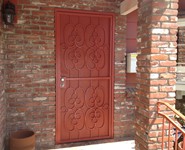Custom Entrance Door 09 - by Isaac's Ironworks 818-982-1955