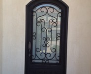 Custom Entrance Door 15 - by Isaac's Ironworks 818-982-1955